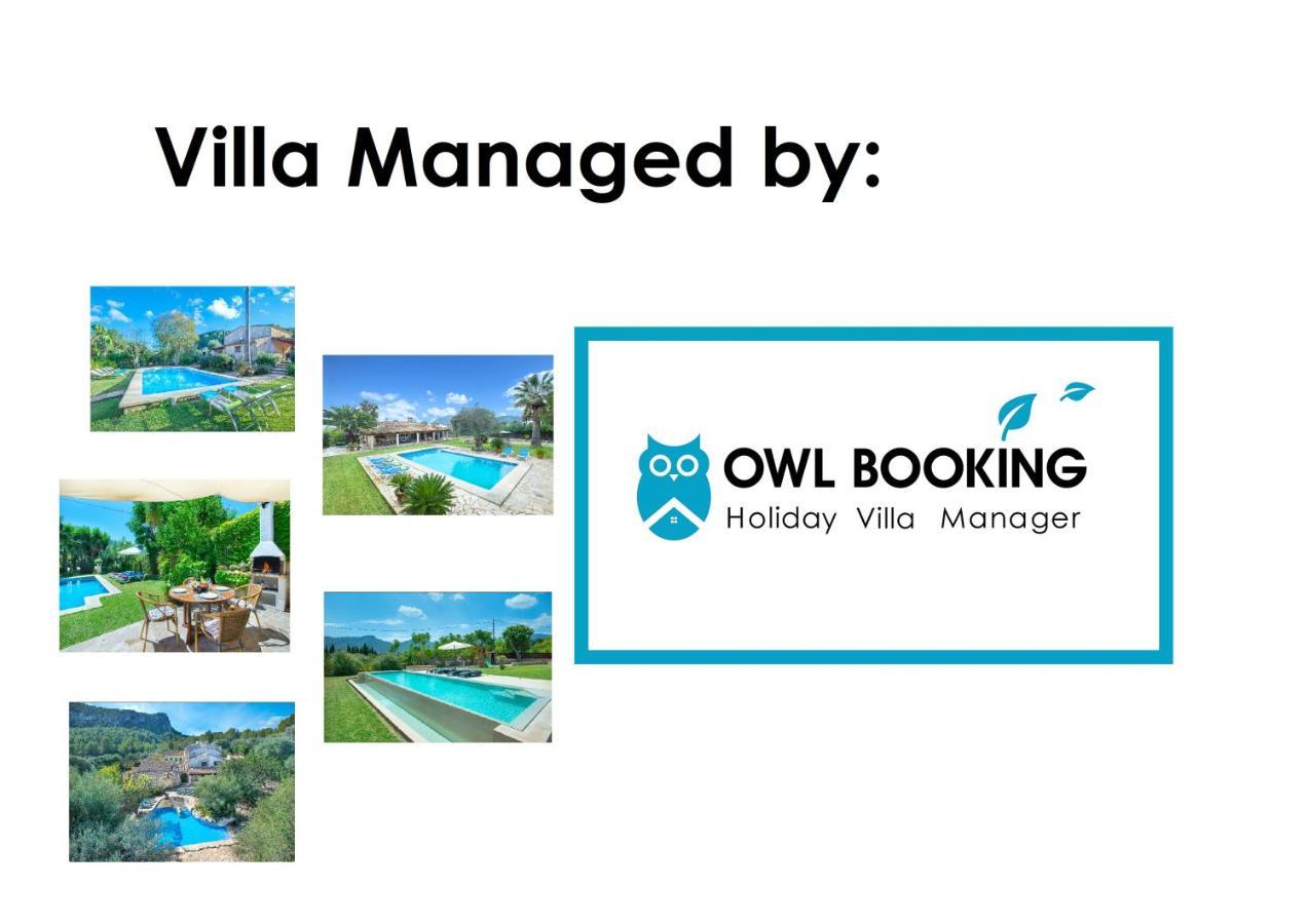 Owl Booking Villa La Font - Relax With A Big Pool Pollença Dış mekan fotoğraf
